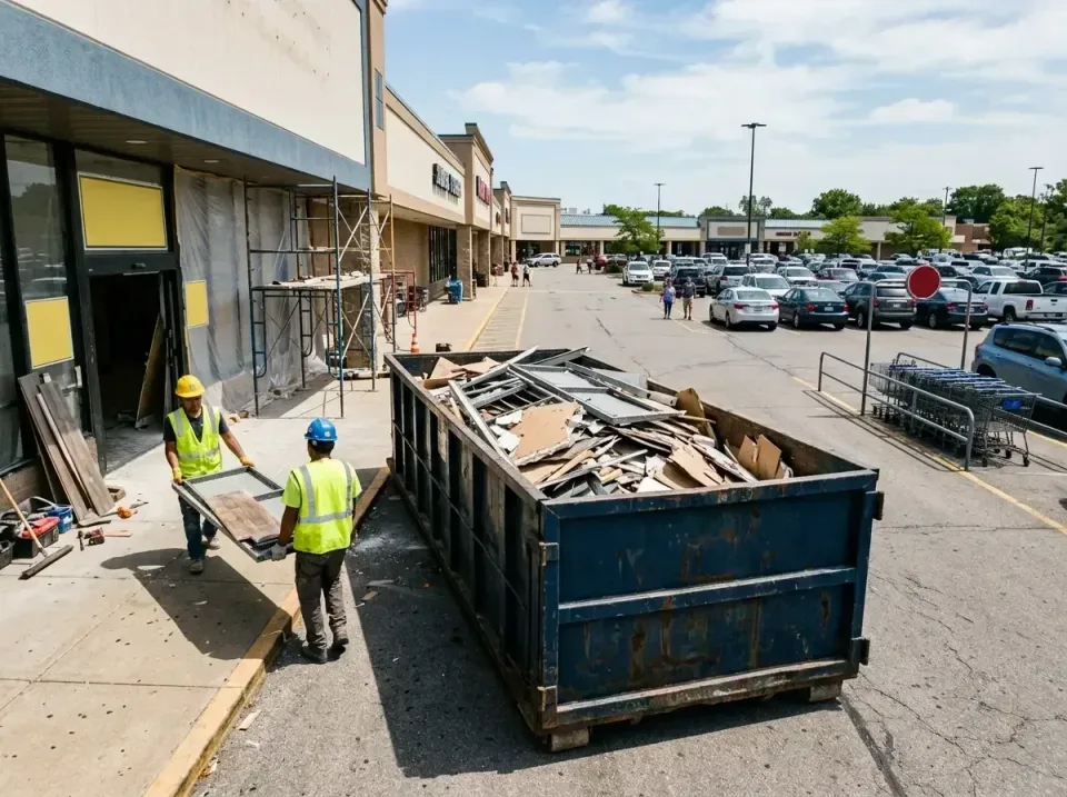 retail-store-renovation-debris-003 — frequently asked questions, Roll-off Dumpster Rentals in Round Lake, IL
